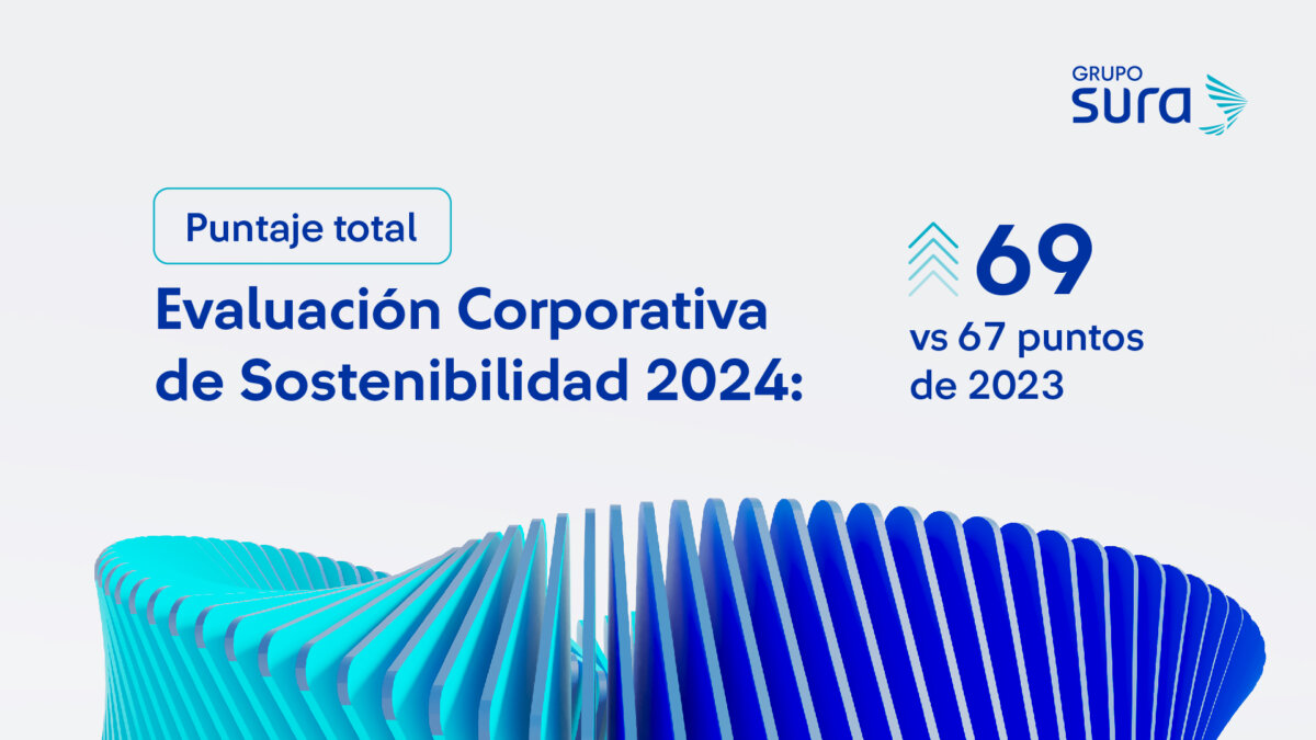 Grupo SURA obtuvo un desempeño en sostenibilidad superior al 98% de las organizaciones de su sector, según S&P Global