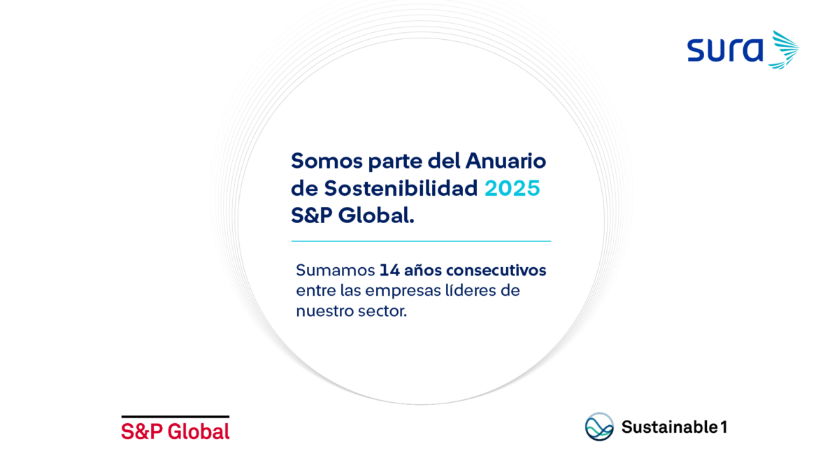 Grupo SURA reafirma su compromiso con la rentabilidad sostenible al ser reconocida por S&P Global como miembro del Anuario de Sostenibilidad 2025